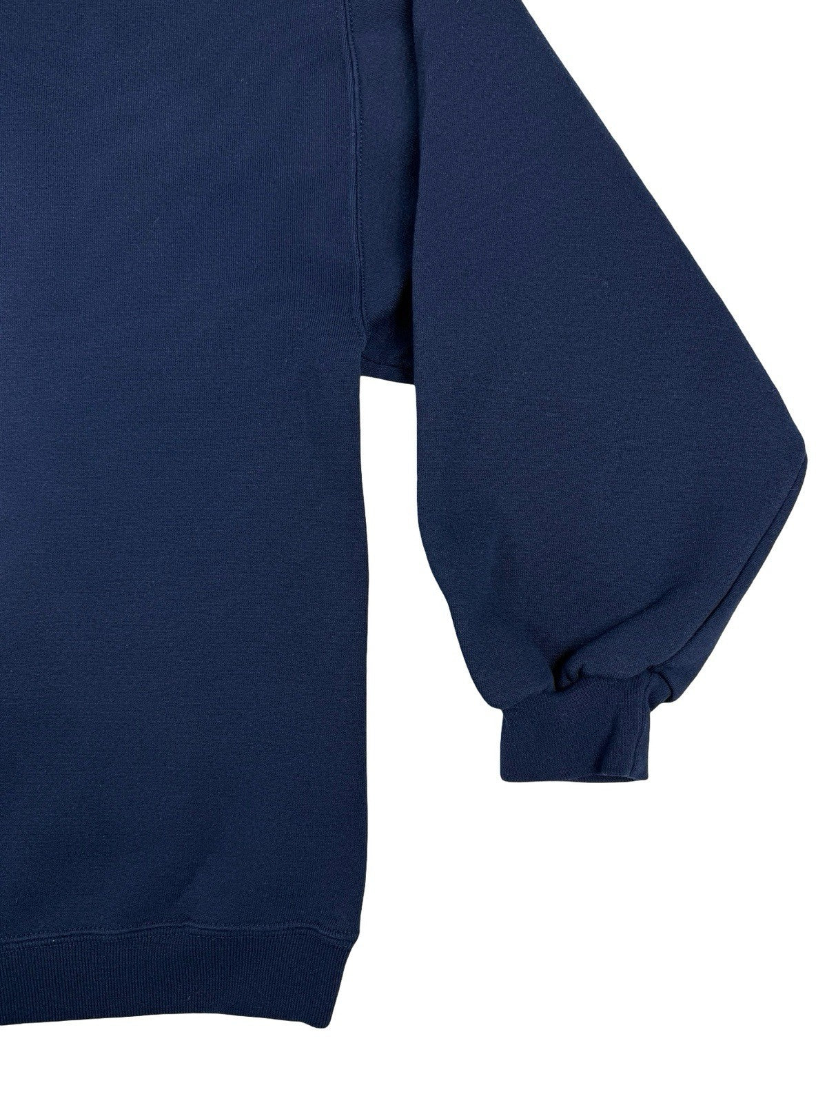 Russell Blue Printed Vtg American School Baseball Hoodie Large