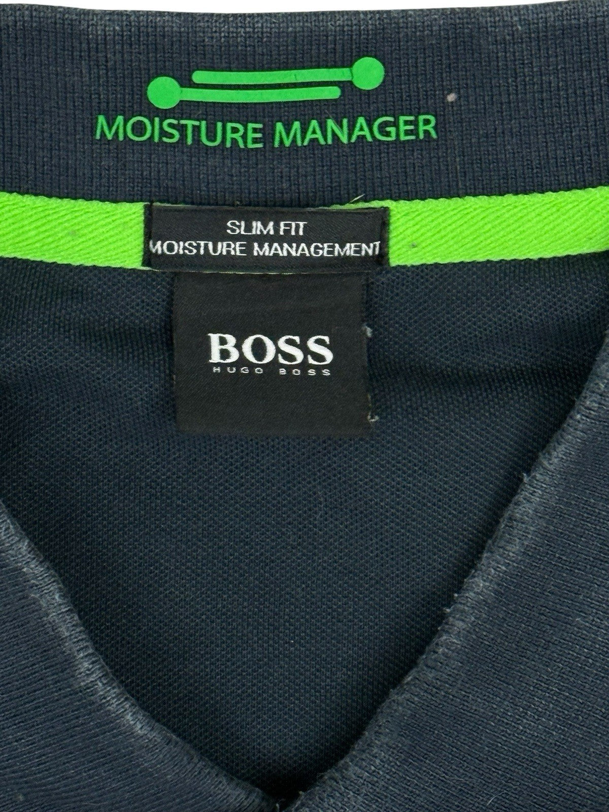 Hugo Boss Blue Slim Fit Polo Top XL