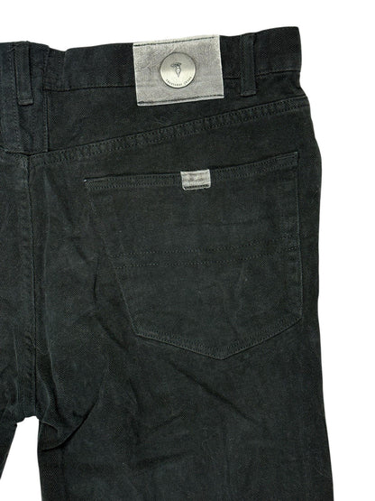 Trussardi Jeans Black Corduroy Jeans 37W 27L