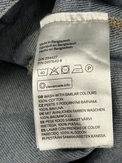 H&M Blue Denim Trucker Jacket Medium