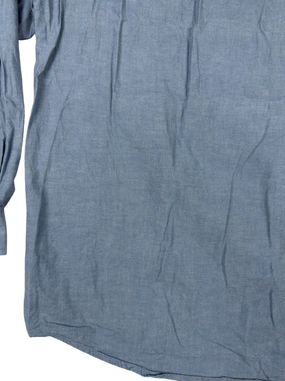 Carhartt Loose Fit Midweight Denim Blue Chambray Long Sleeve Shirt XL