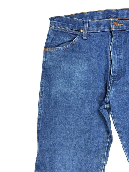 Wrangler 13MWZPW Blue Original Cowboy Cut Denim Jeans 34W 30L