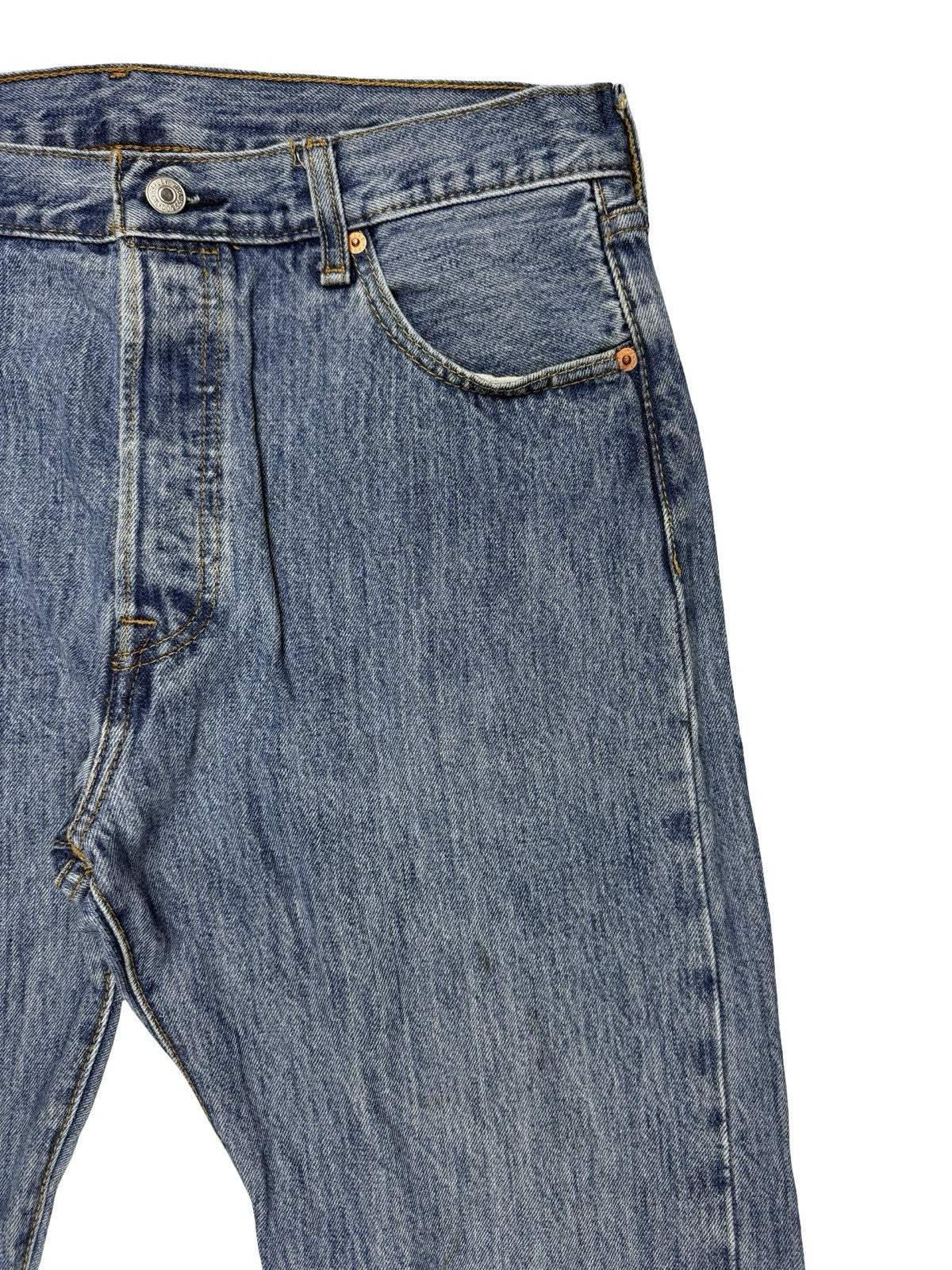 Levi's 501 Blue  Straight Leg Denim Jeans 34W 30L