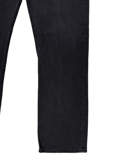 Levi's 501 Black Denim Straight Leg Jeans 38W 32L