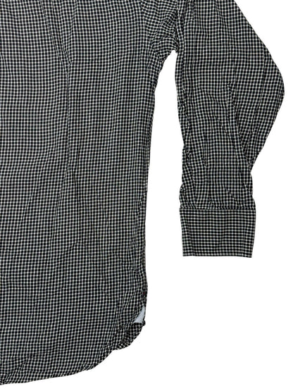 Tommy Hilfiger Black Check Collared Shirt 2XL