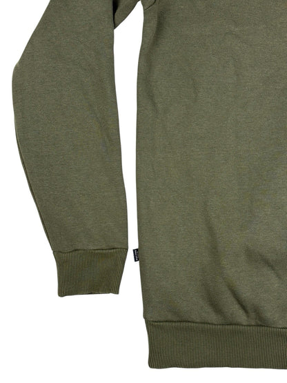 Puma Green Printed Crewneck Jumper Small
