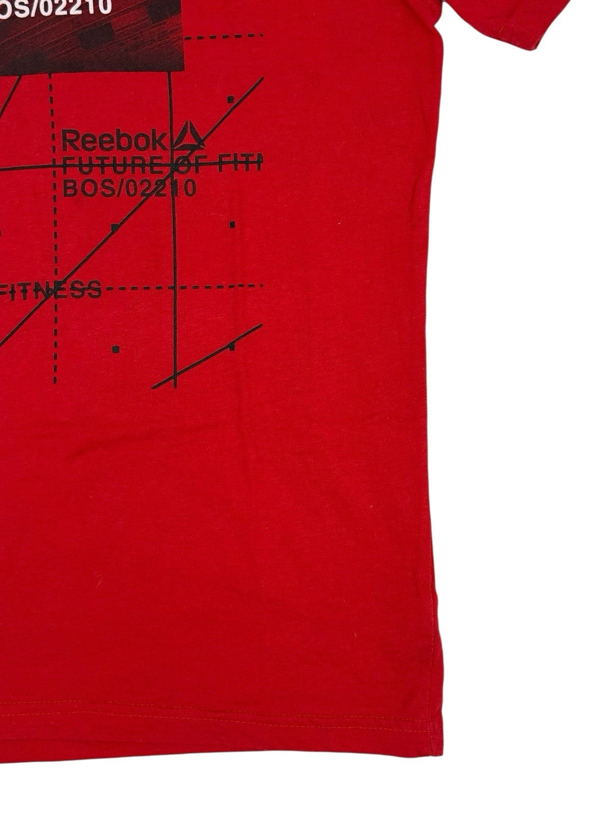 Reebok Red Future Printed Top Small