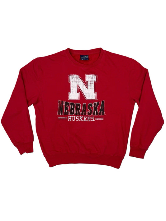 Nebraska Huskers Red Retro American College Football Jumper Medium