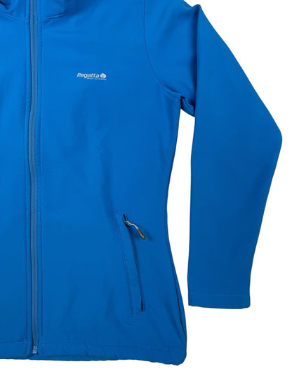 Regatta Blue Softshell Zip Jacket Size 10