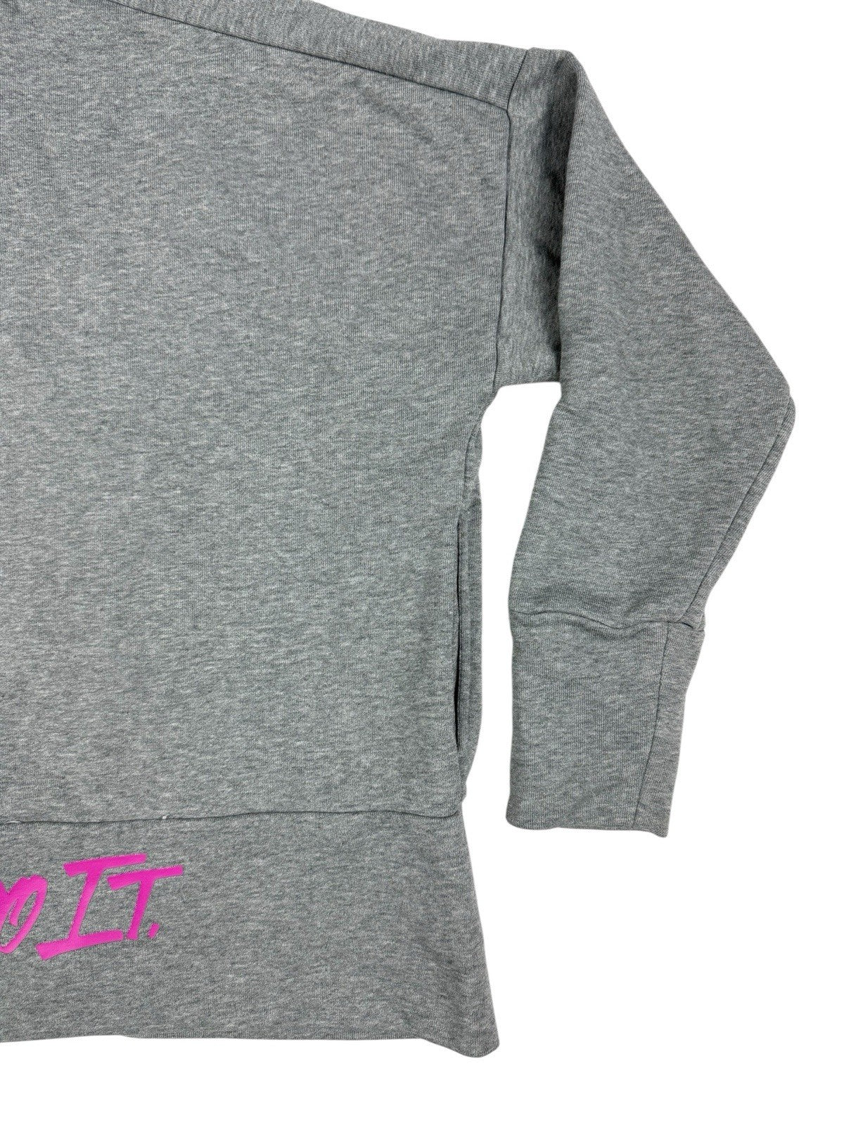 Nike Grey Just Do It Zip Hoodie Jacket Small