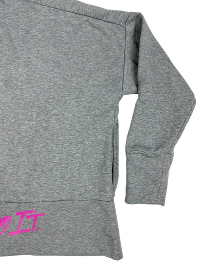 Nike Grey Just Do It Zip Hoodie Jacket Small