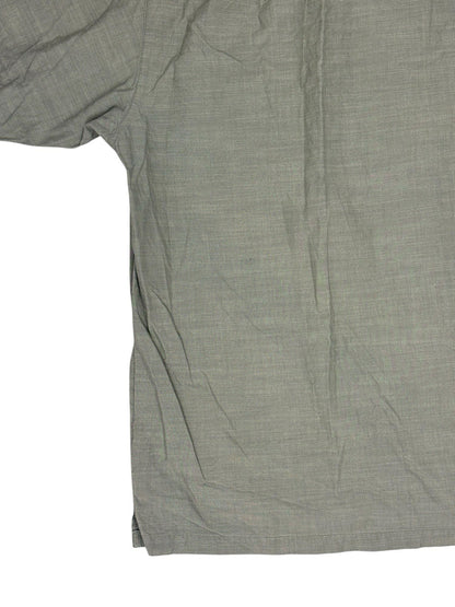 Wrangler Green Short Sleeve Button Up Top XL