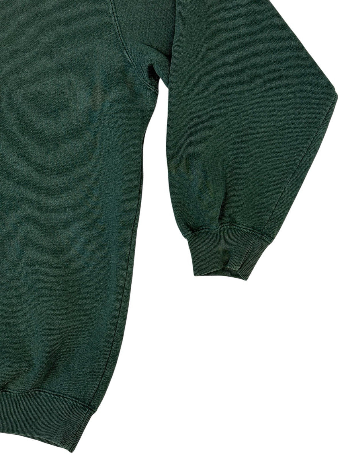 IZOD Green Retro Embroidered Cotton Blend Jumper Medium