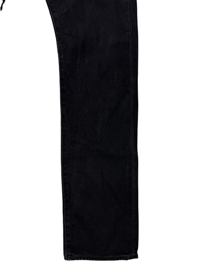Levi's 501 Black Straight Leg Denim Jeans 32W 34L