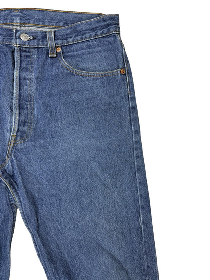 Levi's 501 Vintage 90's Blue Denim Jeans 34W 34L Made in USA