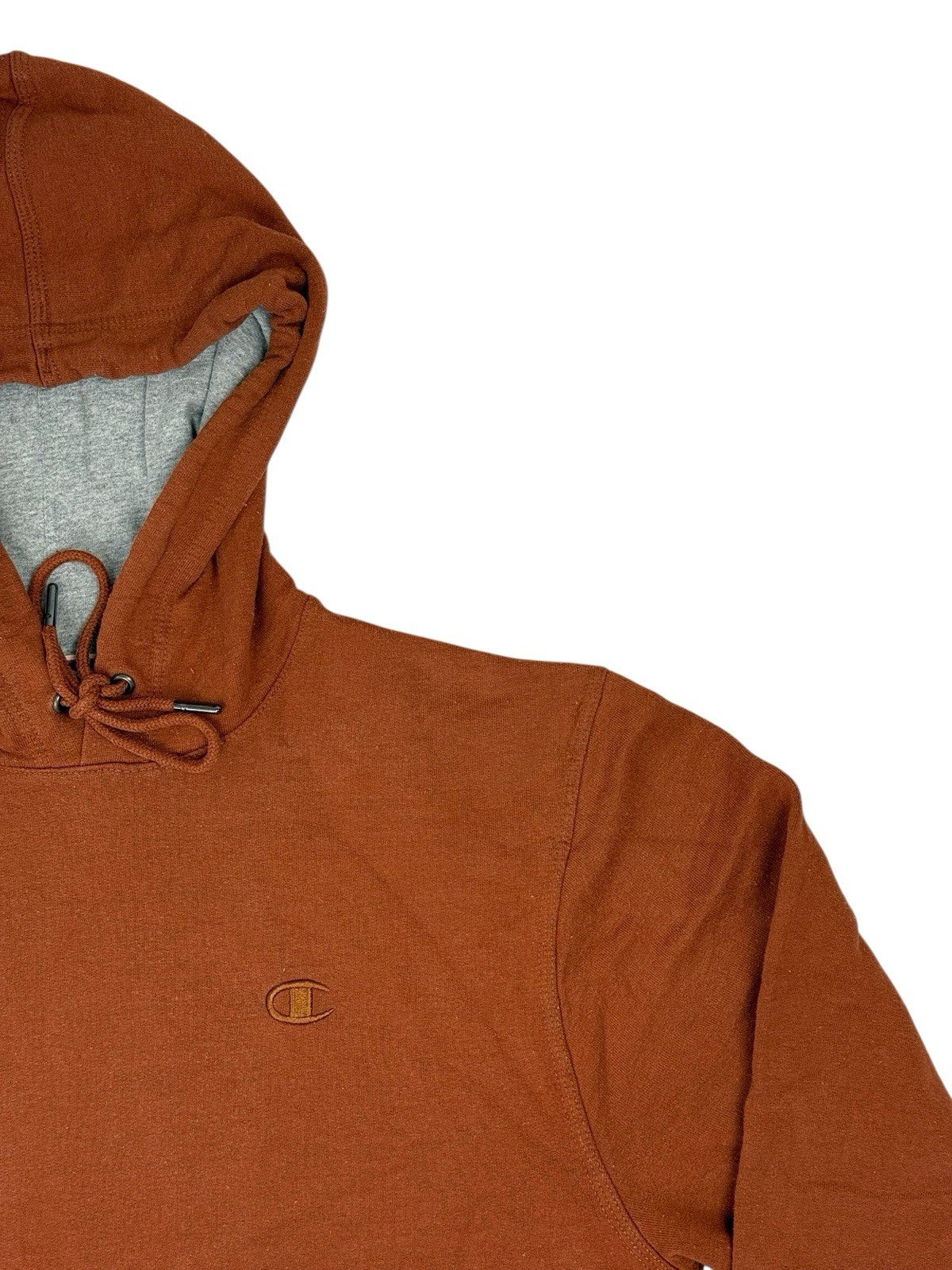 Champion Burnt Orange Hoodie Sweatshirt Small