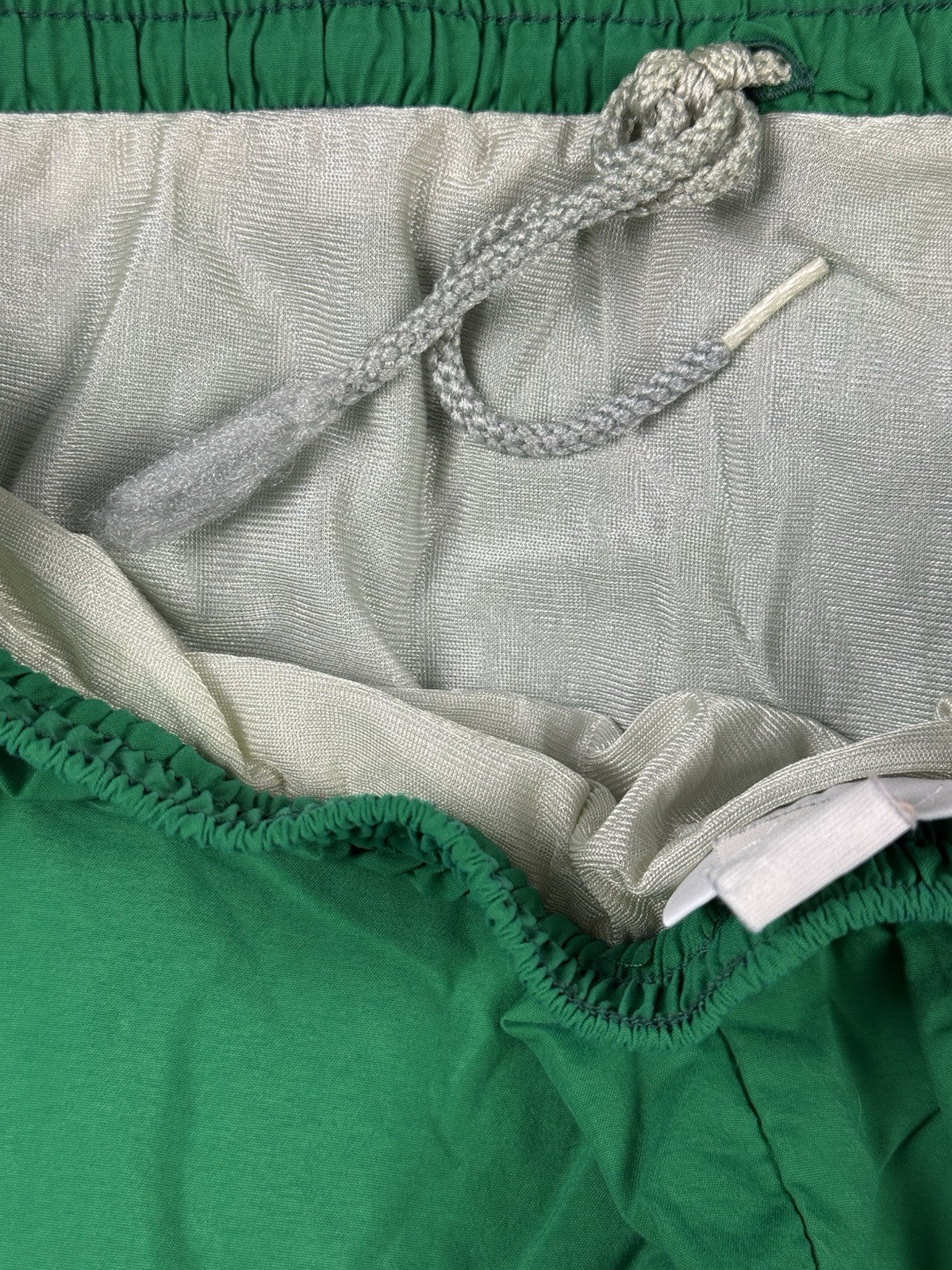 Lacoste Blue Retro Lined Nylon Sport Shorts Large