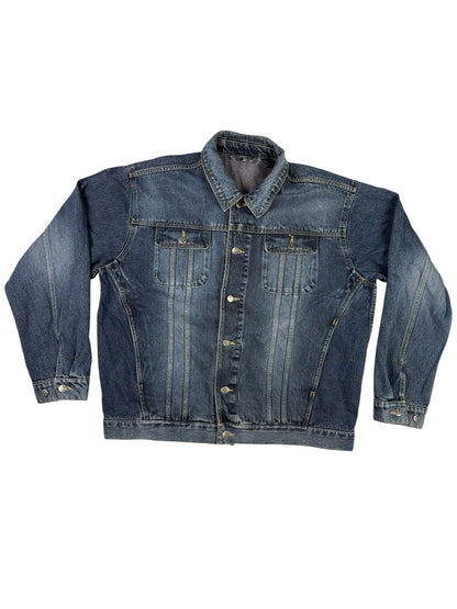 IZOD Retro Y2K Blue Denim Jacket XL