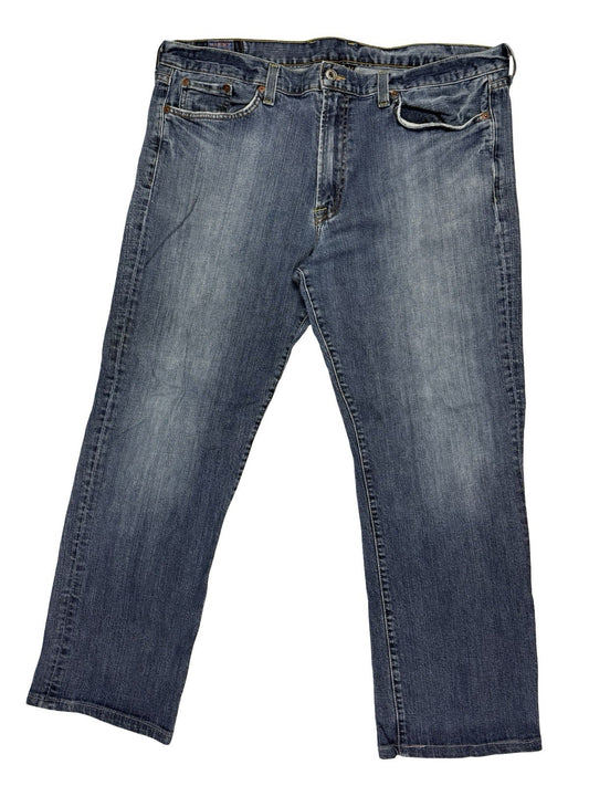 Lucky Brand Y2K Blue Vintage Straight Denim Jeans 38W 30L Made in USA