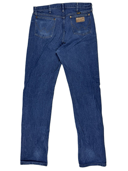 Wrangler 13MWZ Original Cowboy Cut Blue Denim Jeans 35W 36L