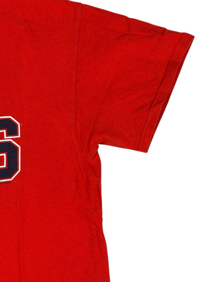 MLB Red St Louis Cardinals Retro Printed Cotton Top Large
