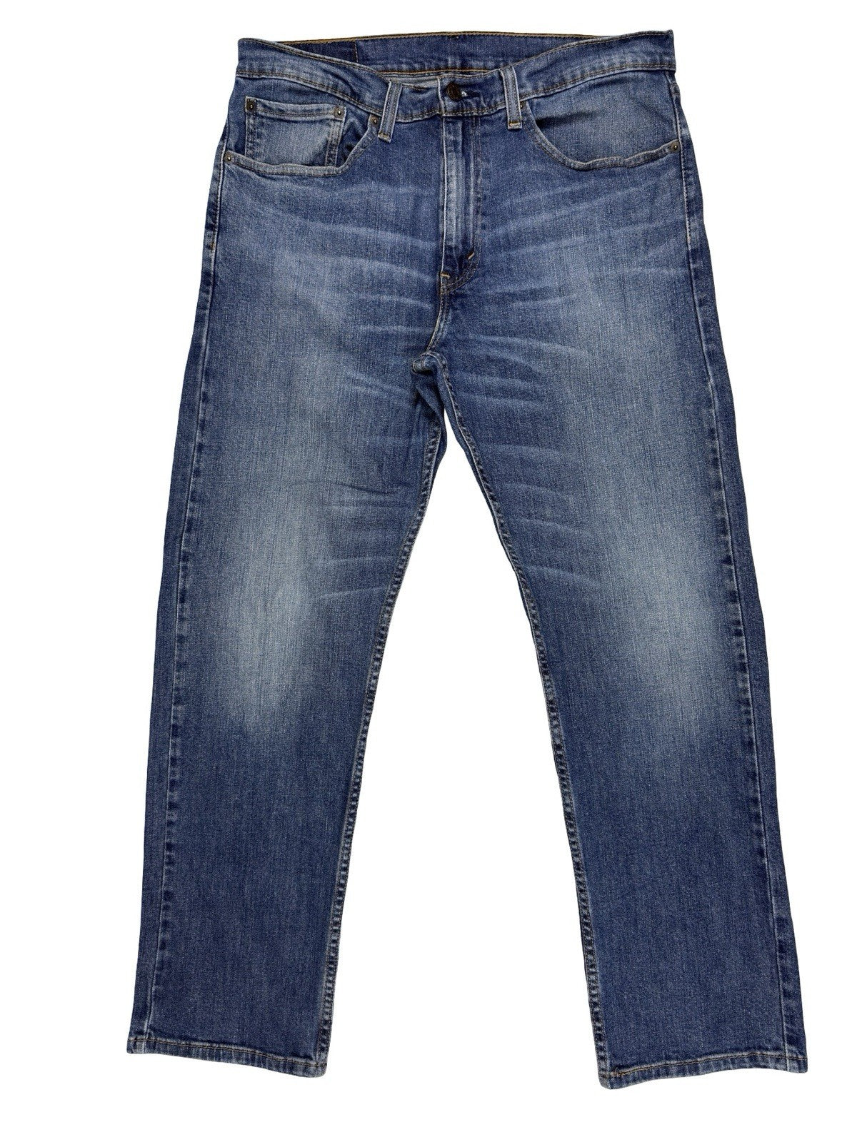 Levi's 505 Blue Regular Straight Leg Denim Jeans 34W 30L