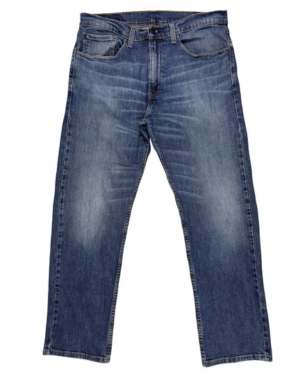 Levi's 505 Blue Regular Straight Leg Denim Jeans 34W 30L