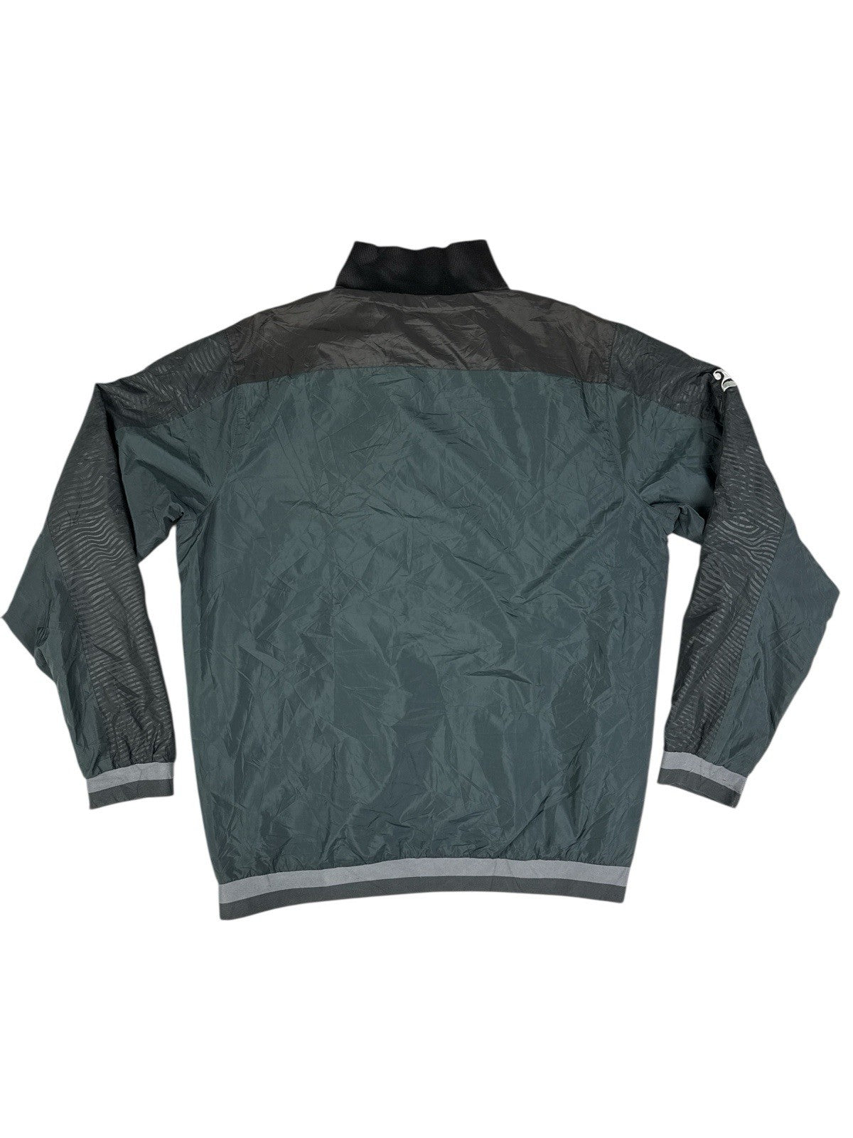 Adidas Retro Grey 1/4 Zip Japanese Football Track Top Small