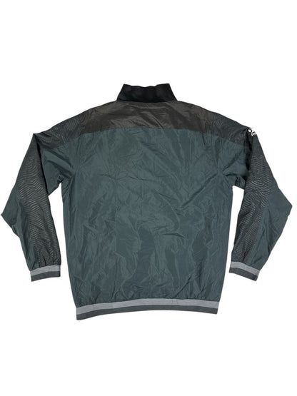Adidas Retro Grey 1/4 Zip Japanese Football Track Top Small