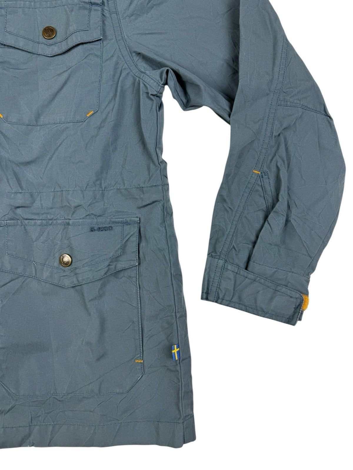 Fjallraven Blue Hooded Parka Jacket XS