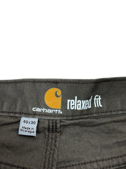 Carhartt Brown Relaxed Fit Workwear Jeans 40W 30L