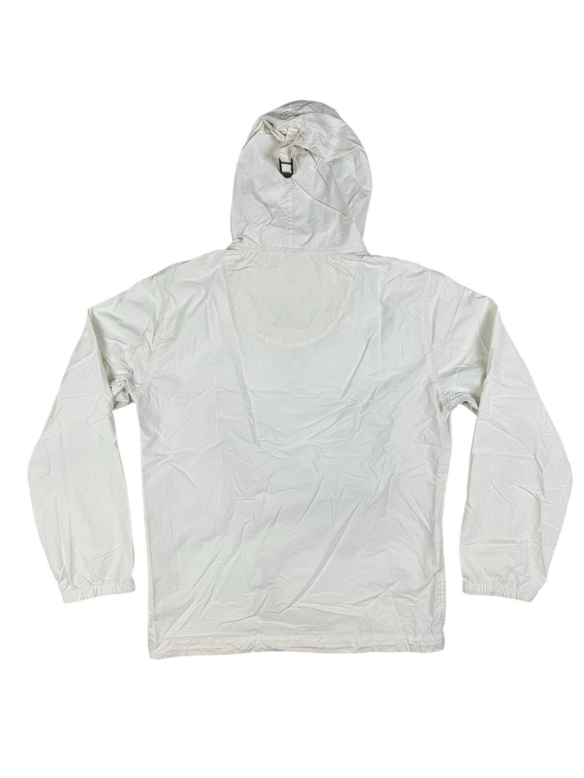 Napapijri Geographic White Retro 1/4 Zip Hooded Anorak Jacket Small