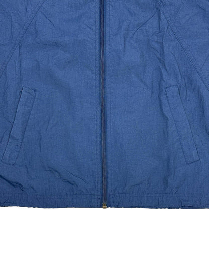 Reebok Retro Blue Nylon Zip Track Jacket Small