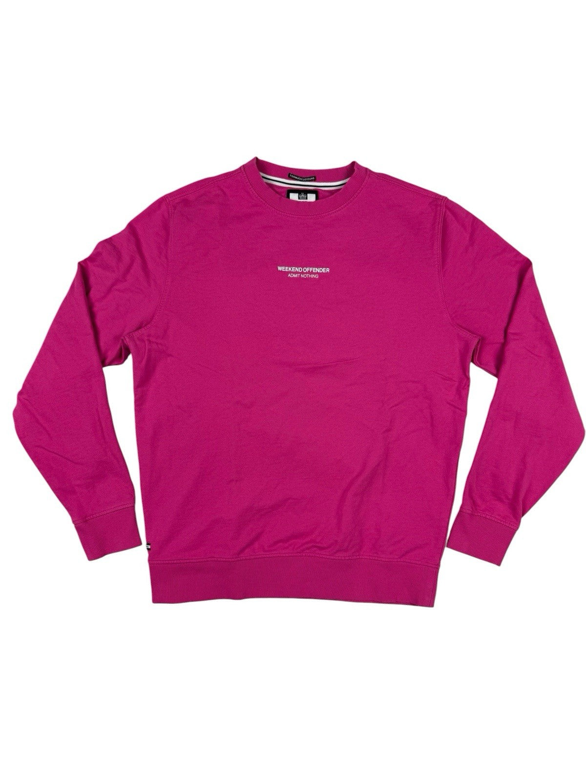 Weekend Offender Pink Admit Nothing Jumper Small