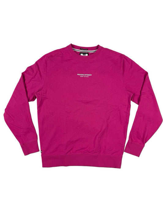Weekend Offender Pink Admit Nothing Jumper Small