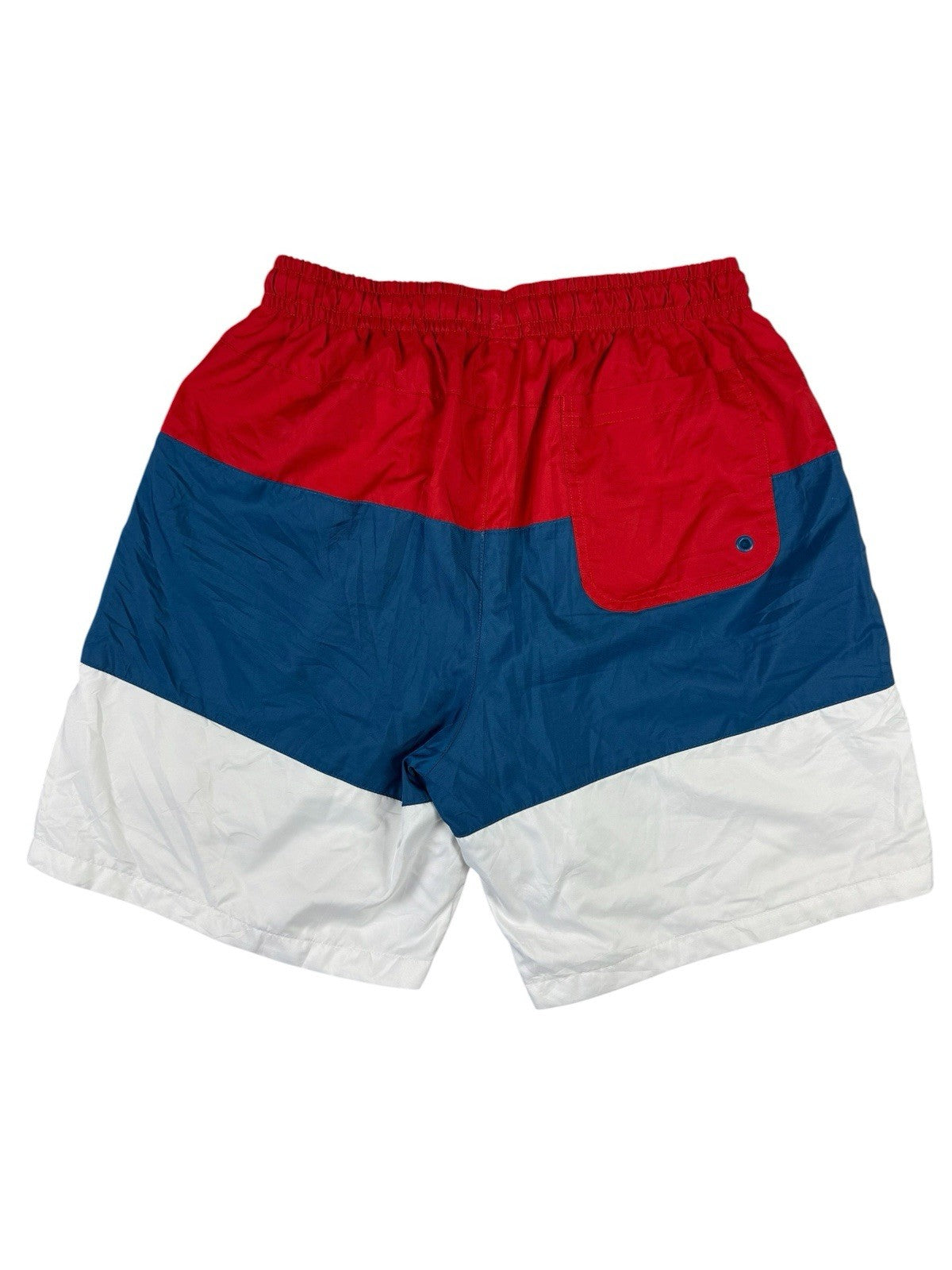 Nike City Edition Woven Swim Shorts Red White Blue Medium