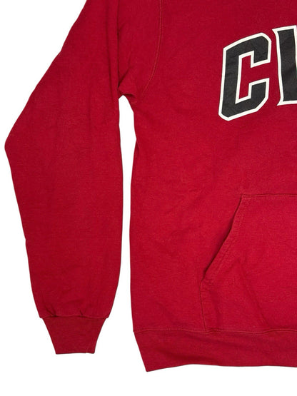 Champion Red CWU Wildcats Sweatshirt Hoodie USA College Medium