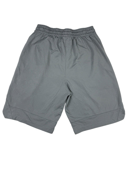 Nike Dri-FIT Grey Polyester Basketball Sport Active Shorts Medium