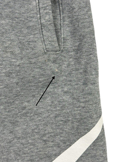 Nike Grey Big Tick Cotton Blend Lounge Jogger Sweat Shorts Large