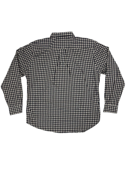 Nautica Retro Multicoloured Plaid Cotton Collared Shirt XL