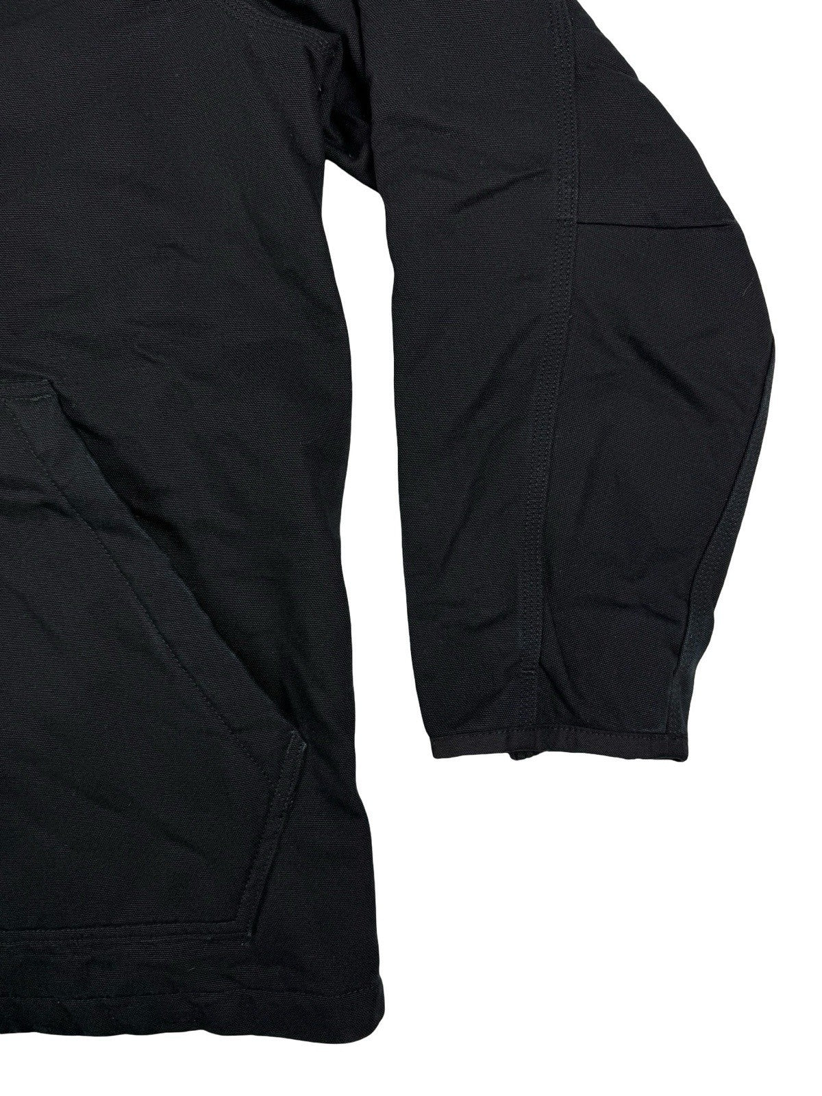Carhartt Black Sherpa Lined Loose Fit Jacket Large