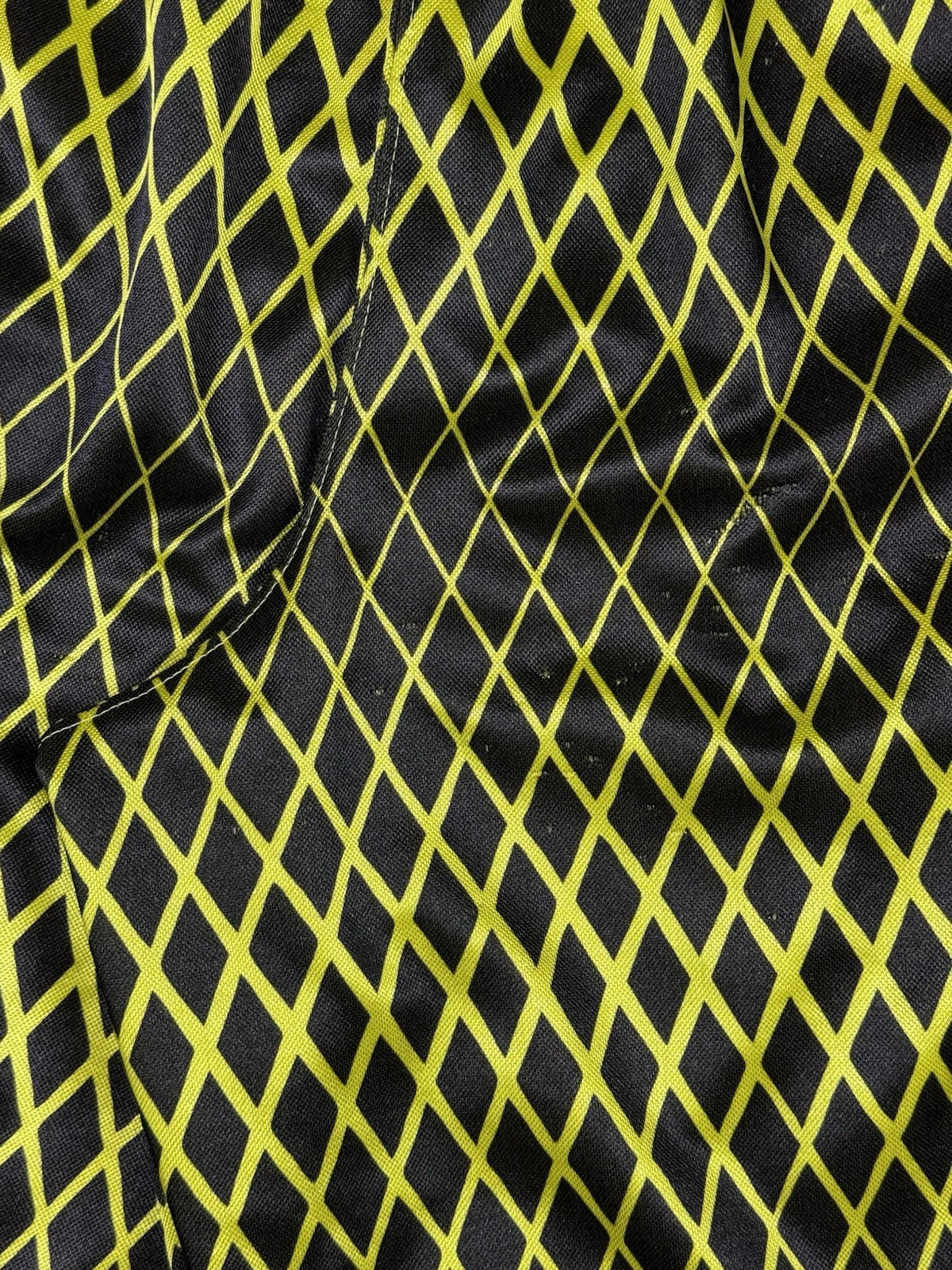 AND1 Black Striped Polyester Basketball Sport Shorts Medium