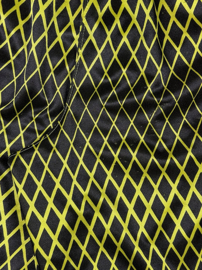 AND1 Black Striped Polyester Basketball Sport Shorts Medium