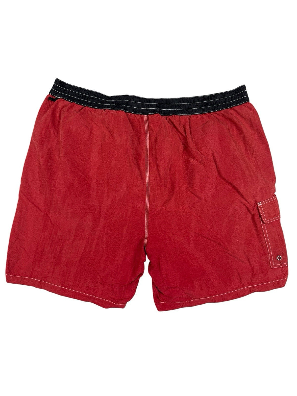Polo Ralph Lauren Retro Red Big Pony Embroidered Swim Trunk Board Shorts XL