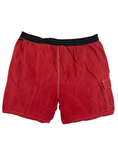 Polo Ralph Lauren Retro Red Big Pony Embroidered Swim Trunk Board Shorts XL