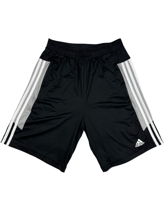 Adidas Black 3-Stripes Areoready Training Sport Shorts Small