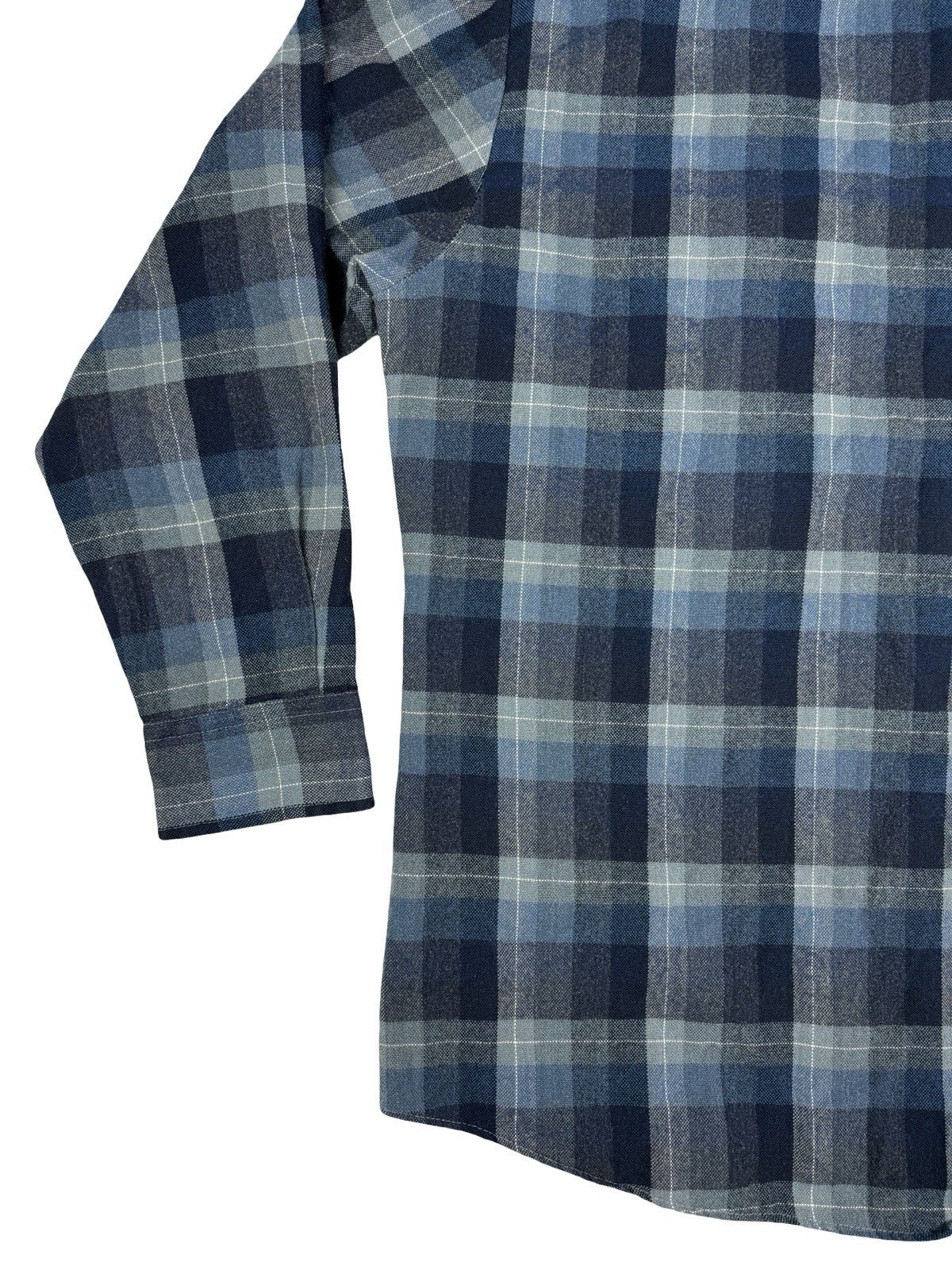 Northwest Territory Vintage 90s Blue Plaid Flannel Lumberjack Shirt Large