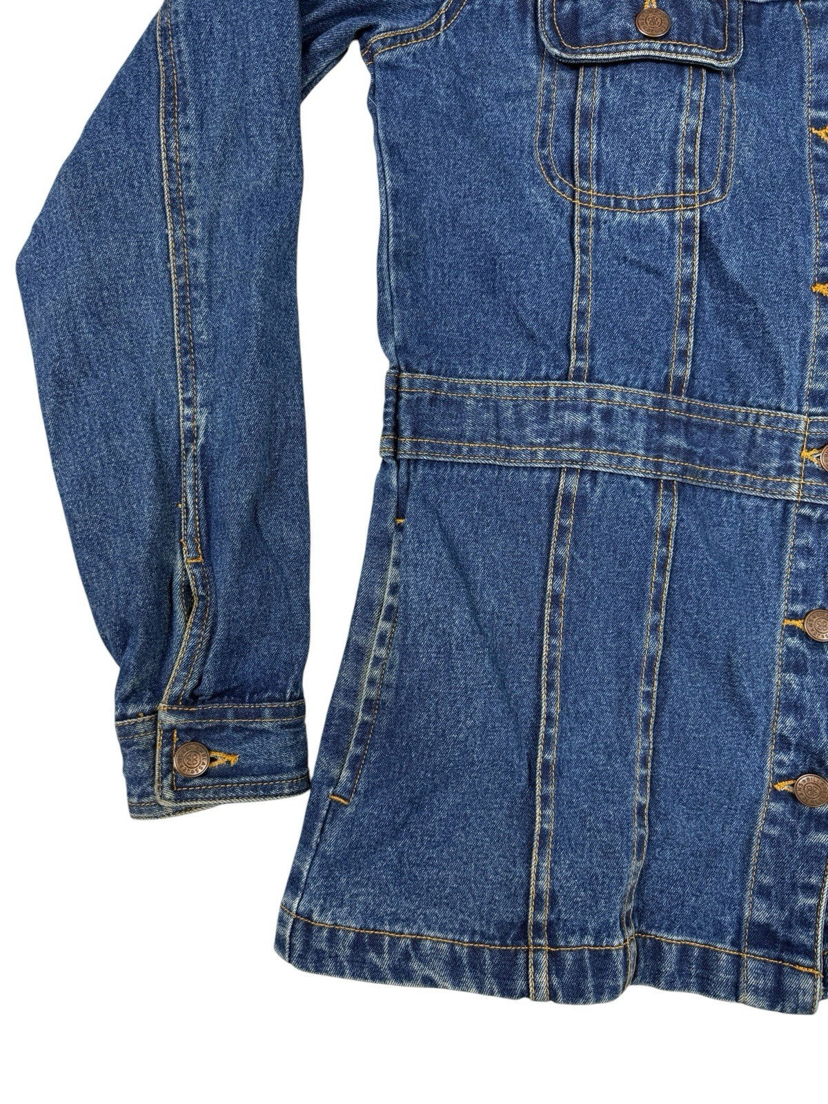 Bill Blass Retro Y2K Blue Denim Jacket Women's Small