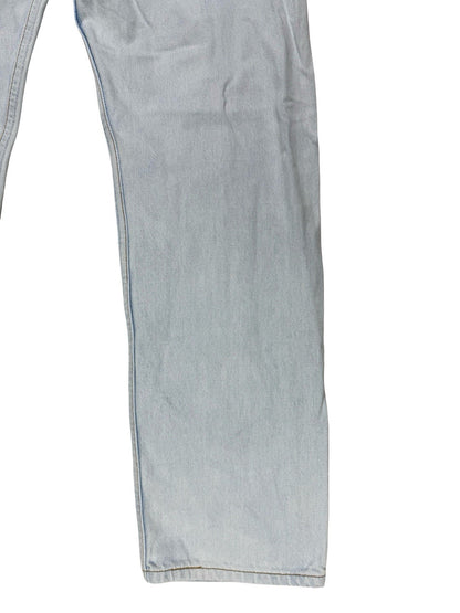 Levi's 501 Light Blue Vintage 00's Straight Leg Denim Jeans 33W 30L