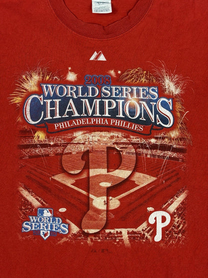 Philadelphia Phillies Red 2008 World Series Champions Top XL